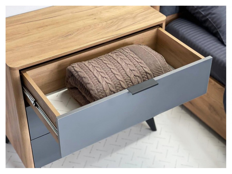 Адам дуб крафт золотой/графит