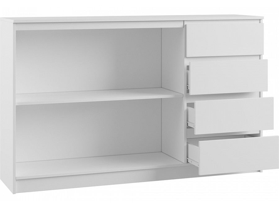 Комод Мадера Комби 1 лдсп белый