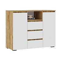 Комод Комод Элла КМ 01 белый / дуб крафт золото