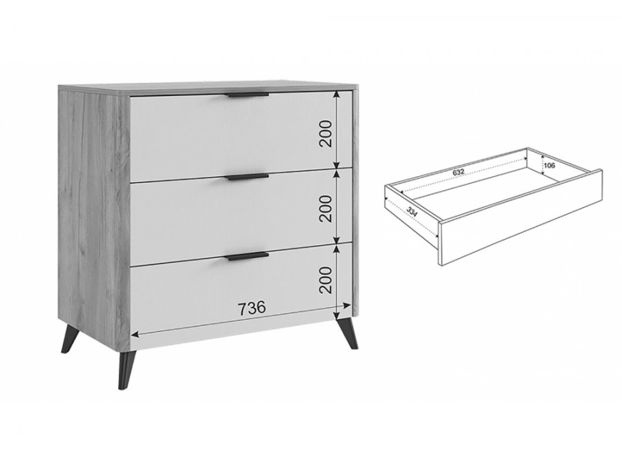 Адам дуб крафт золотой / белое дерево