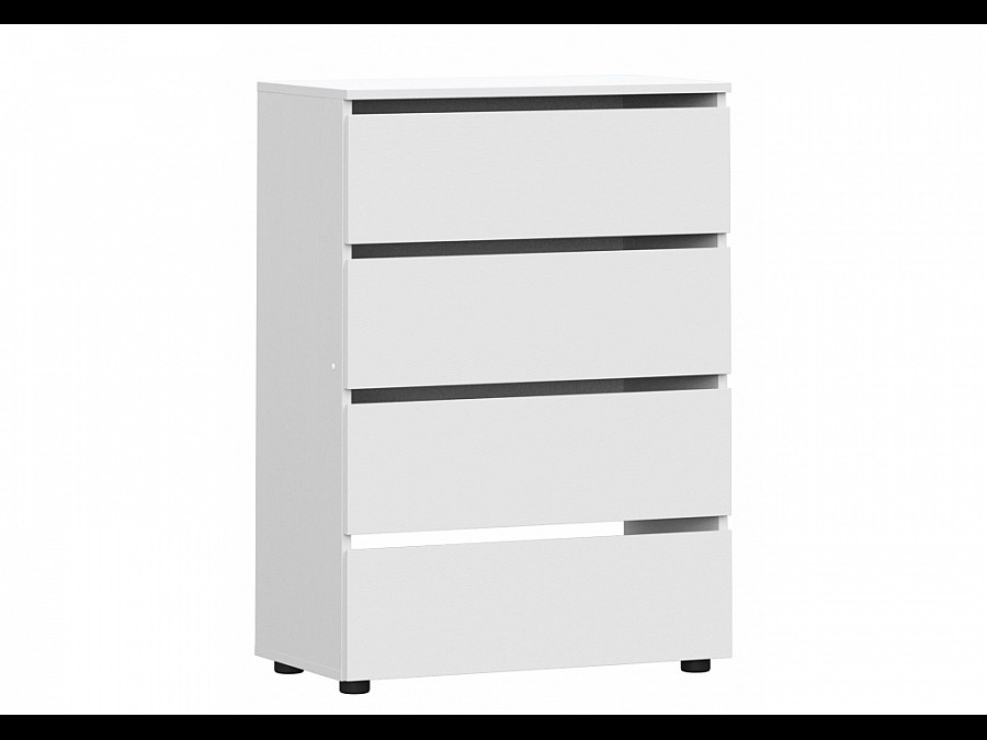 Комод Валенсия белый текстурный