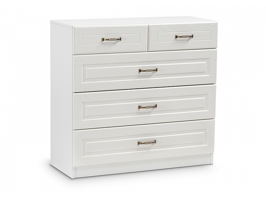 Комод Ливерпуль 10.103.01 белый / ясень ваниль