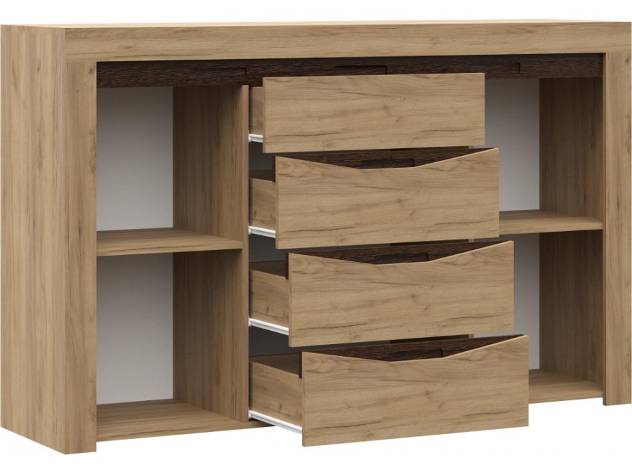 Комод Комод Паулина КМ 702 венге / дуб крафт золото