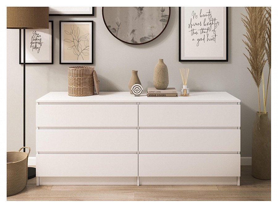 Комод Мадера К6М белый