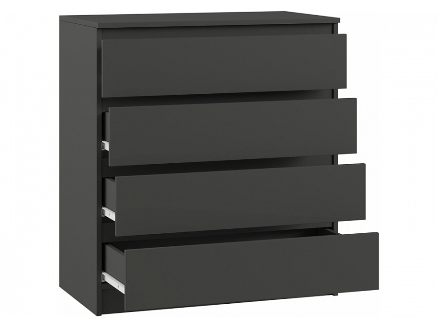 Комод Мадера К4М ЛДСП графит новый