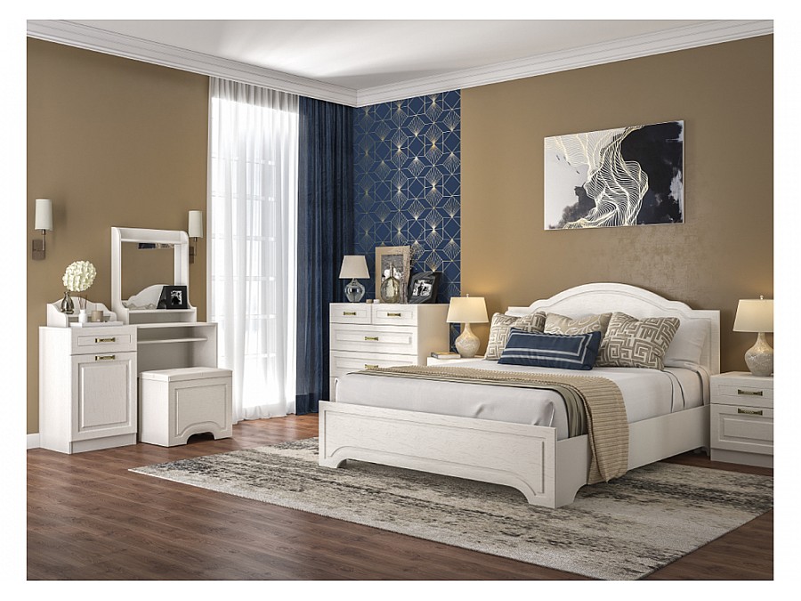 Комод Ливерпуль 10.103.01 белый / ясень ваниль