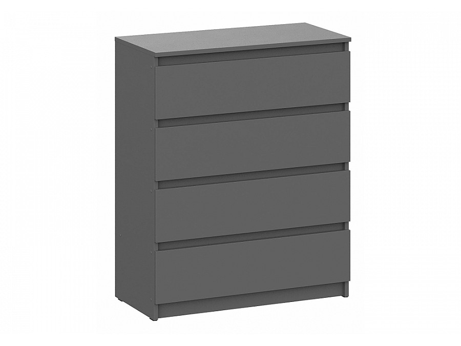 Комод Сибити 4 ящика графит серый