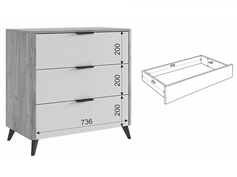 Адам дуб крафт золотой/графит