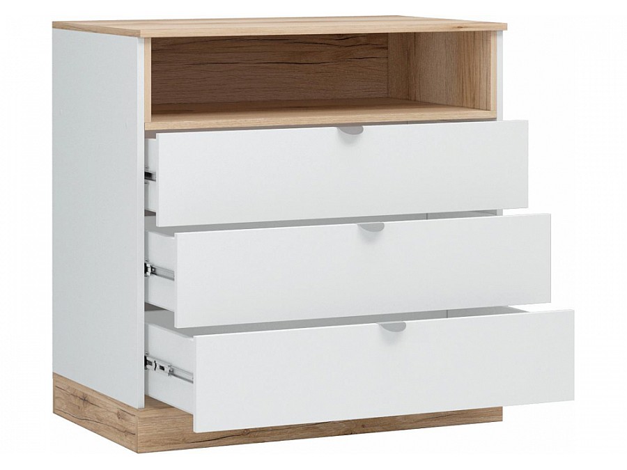 Комод Джидда 900 белый / дуб делано