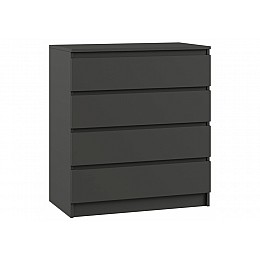 Комод Мадера К4М ЛДСП графит новый