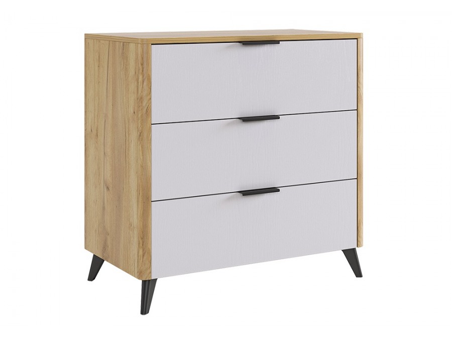 Адам дуб крафт золотой / белое дерево