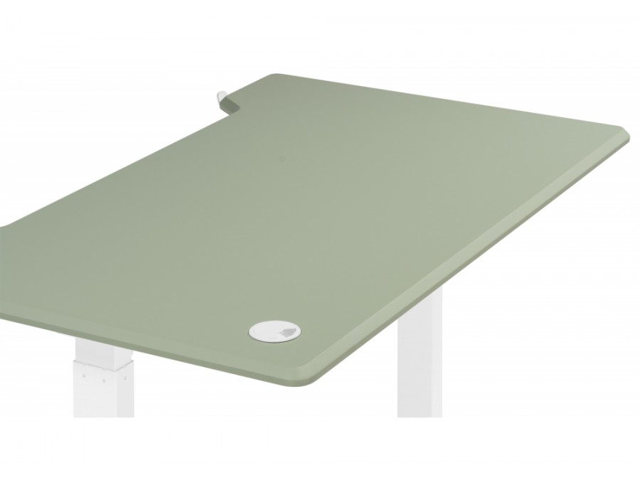 Маркос 140х80 зеленый  / белый