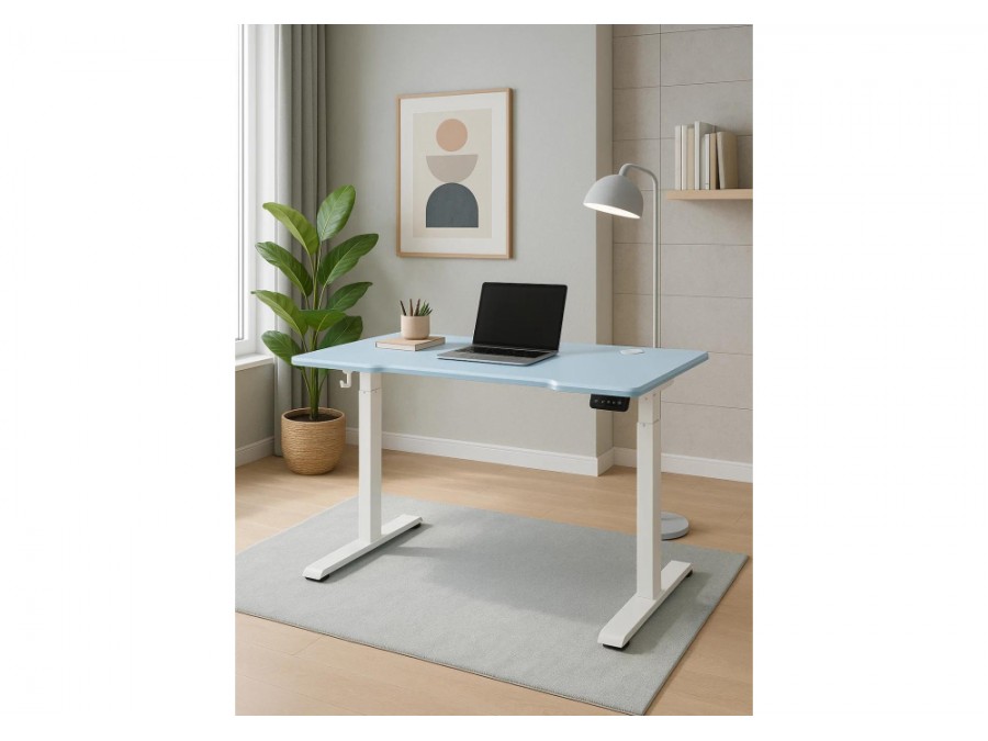 Маркос 120х75 голубой / белый