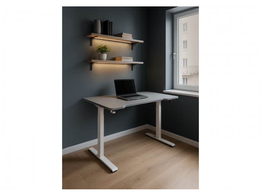 Маркос 140х80 светло-серый / белый