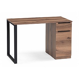 Компьютерный стол Бэтти Лофт 116х60х75 дуб делано темный / черный