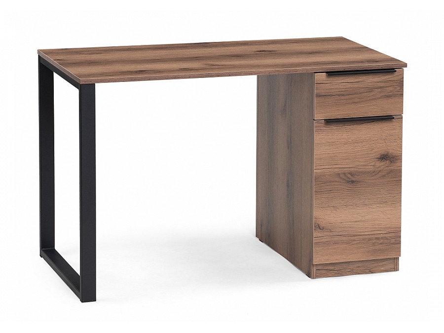 Компьютерный стол Бэтти Лофт 116х60х75 дуб делано темный / черный