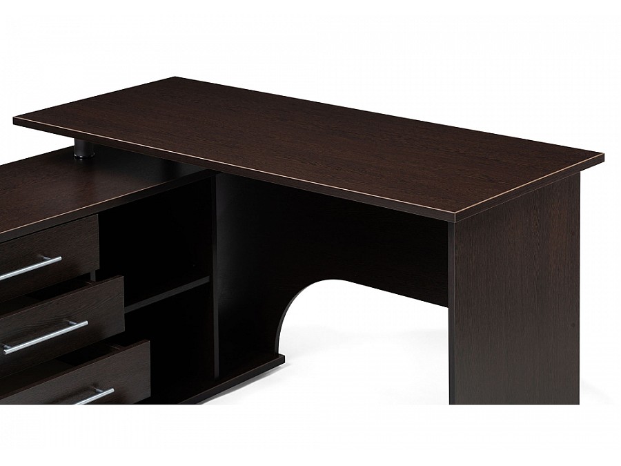 Компьютерный стол КСТ-109Л 127х140х75 левый венге
