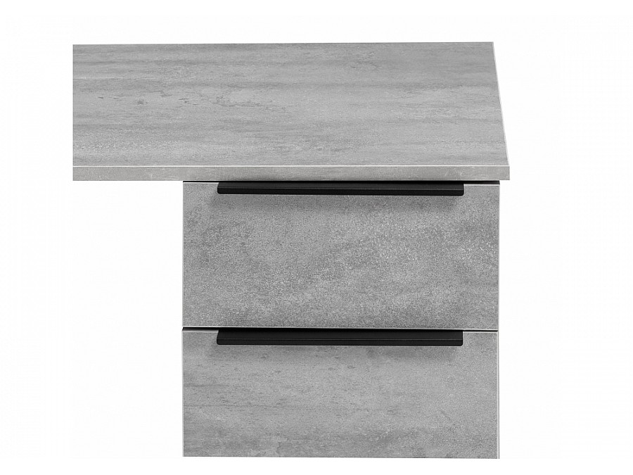 Компьютерный стол Бэтти Лофт 116х60х75 бетон / черный