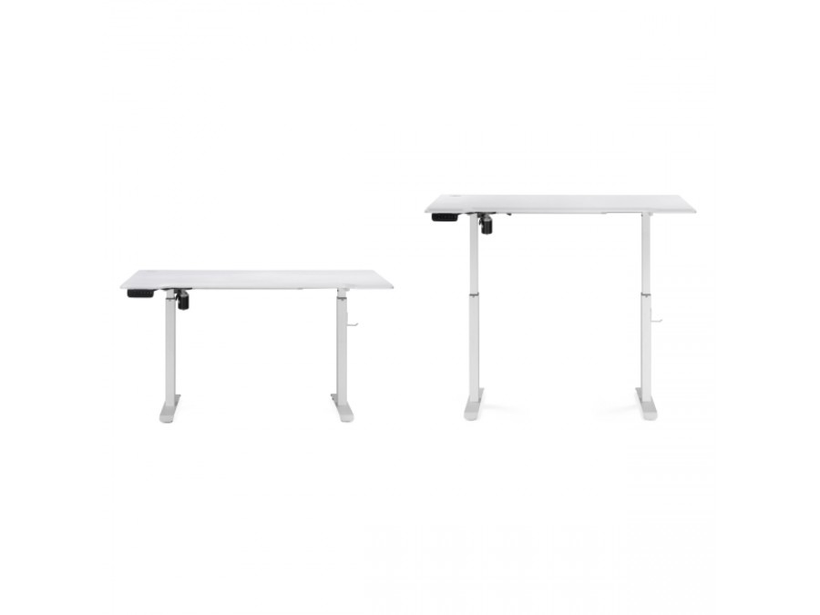 Маркос с механизмом подъема 120х75х75 белый / белая шагрень