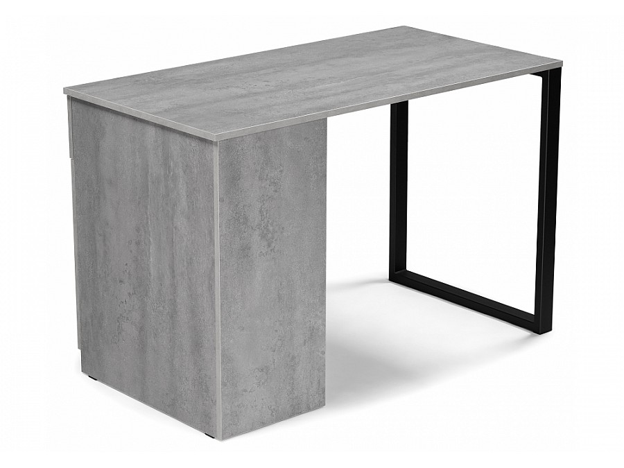 Компьютерный стол Бэтти Лофт 116х60х75 бетон / черный