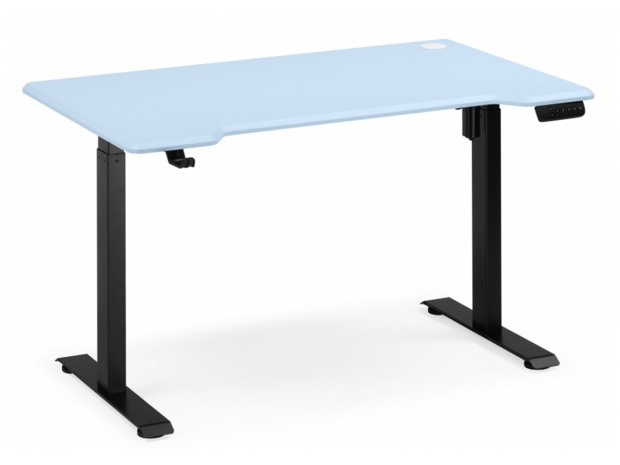 Маркос 140х80 голубой / черный