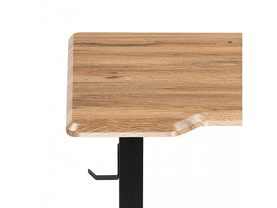 Компьютерный стол Маркос с механизмом подъема 140х80х75 дуб вотан / черный