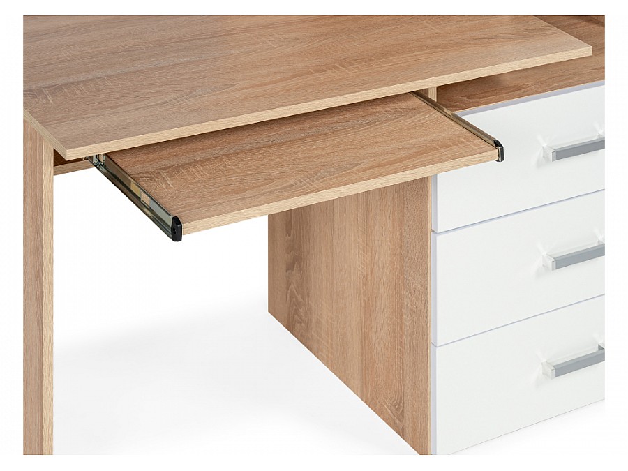 Компьютерный стол Джаз-17 левый 130х60х166,8 дуб сонома