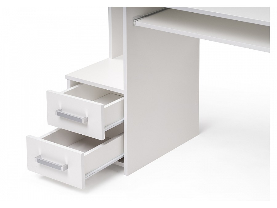 Компьютерный стол Джаз-24 99,6х49,4х86,4 левый белый