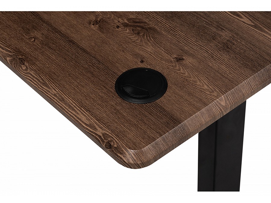 Компьютерный стол Маркос с механизмом подъема 120х75х75 черный / кантри орех