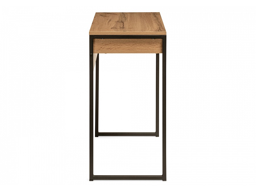 Компьютерный стол Лео Лофт 85х39х75 дуб вотан / матовый черный