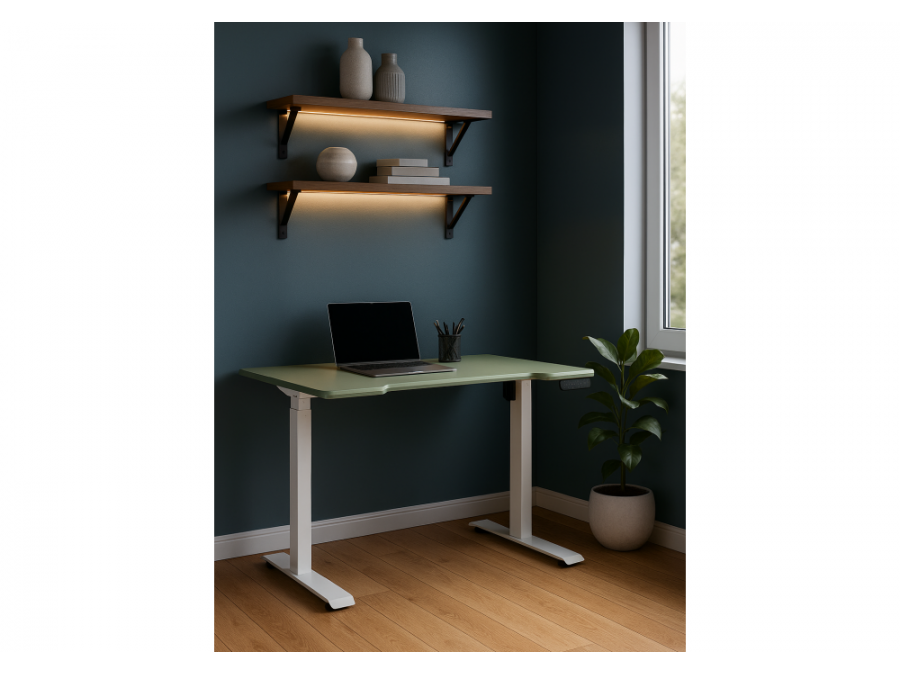 Маркос 140х80 зеленый  / белый