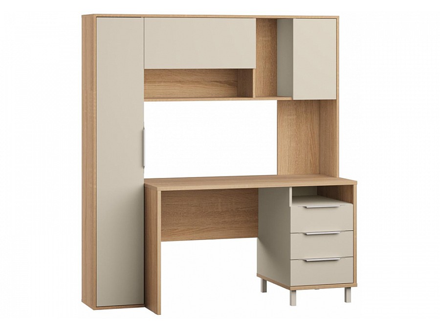 Компьютерный стол Комфорт 12.95 N дуб сонома / сатин