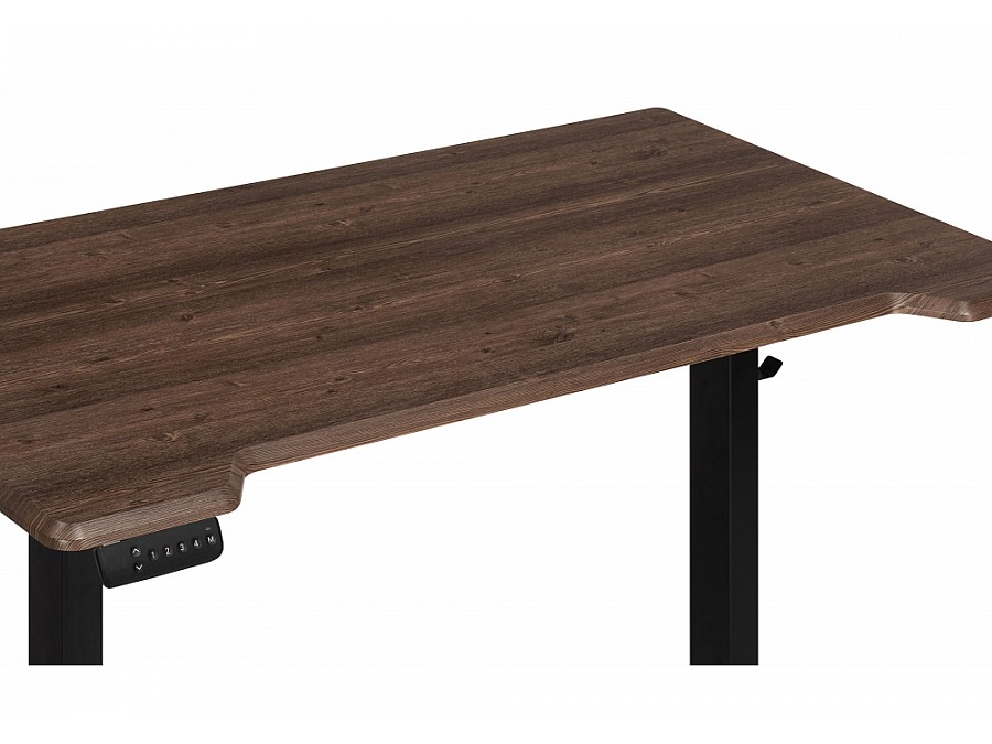 Компьютерный стол Маркос с механизмом подъема 120х75х75 черный / кантри орех