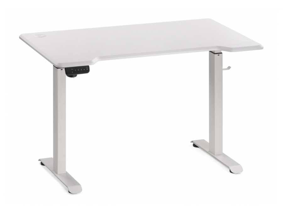 Маркос с механизмом подъема 120х75х75 белый / белая шагрень