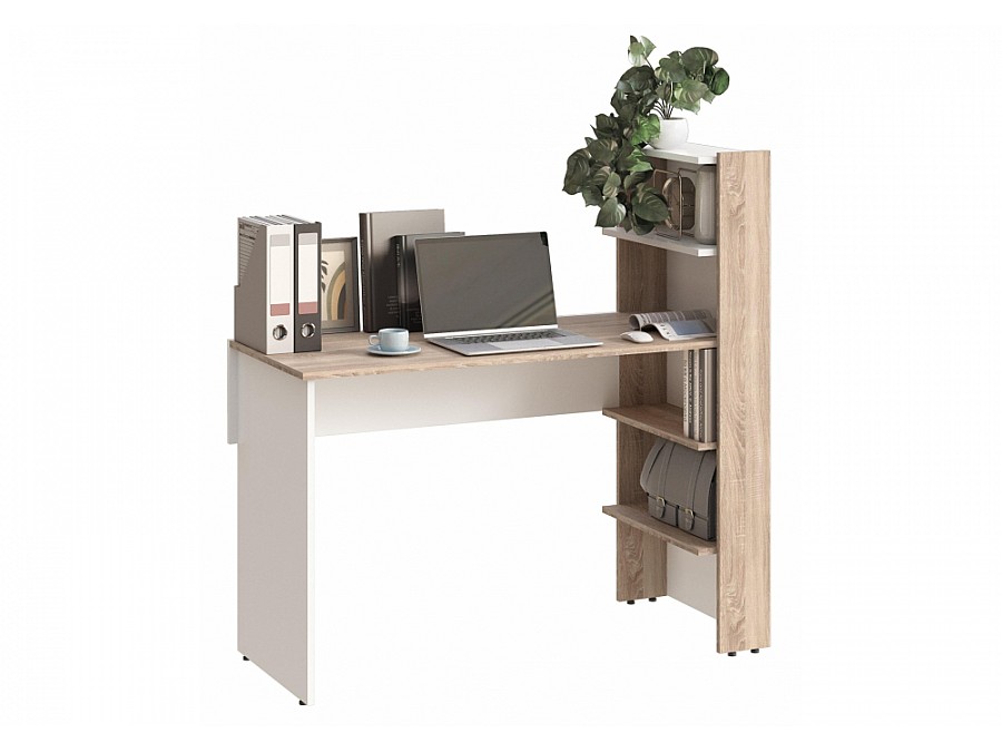 Компьютерный стол Арлет сонома / белый