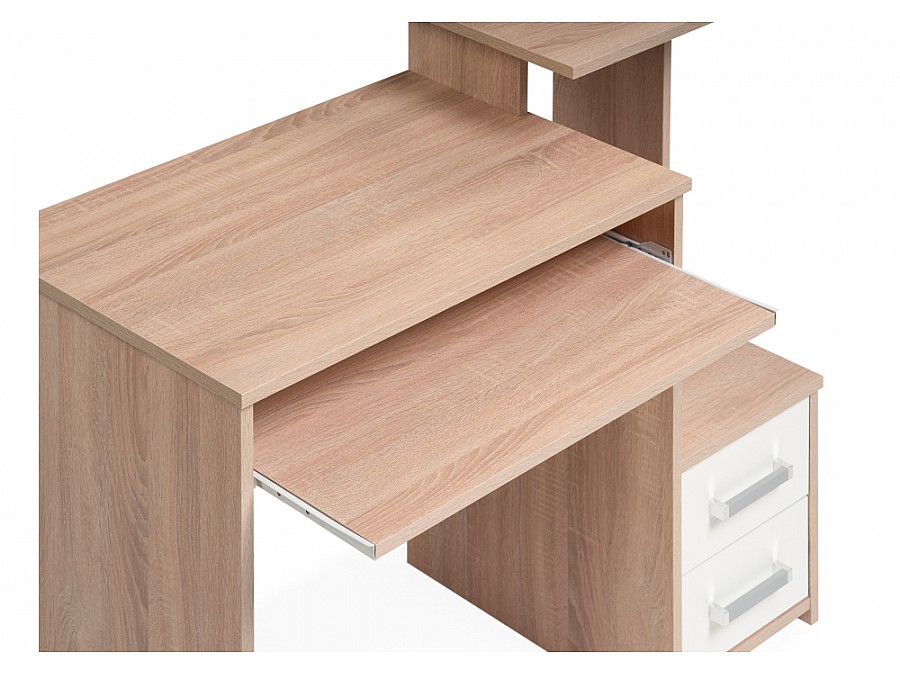 Компьютерный стол Джаз-24 99,6х49,4х86,4 правый дуб сонома