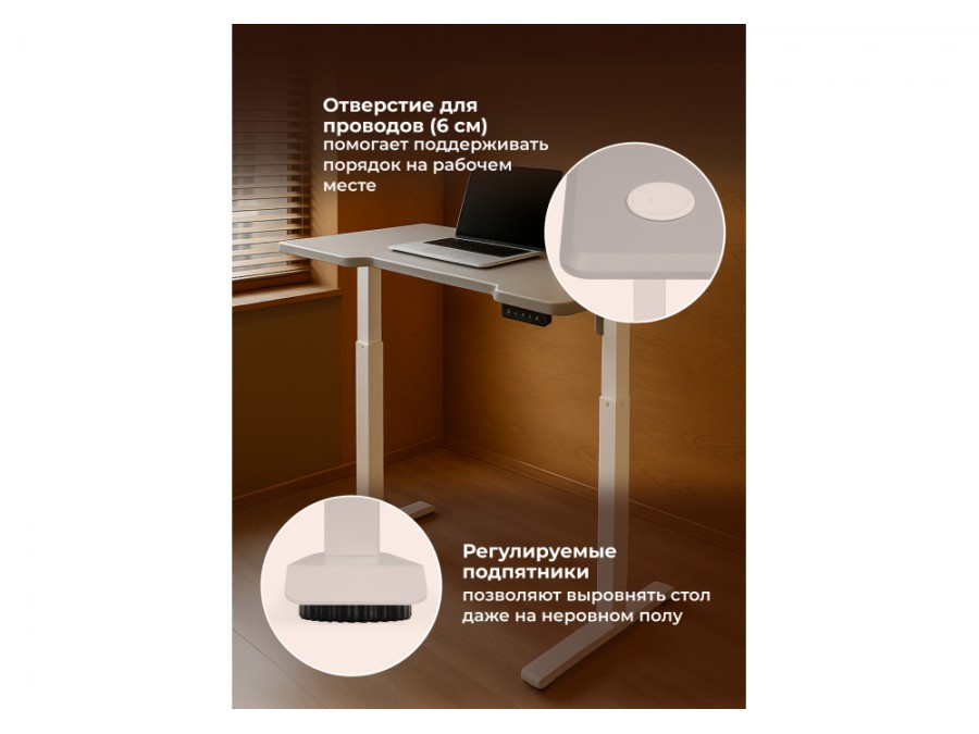 Маркос 140х80 светло-серый / белый