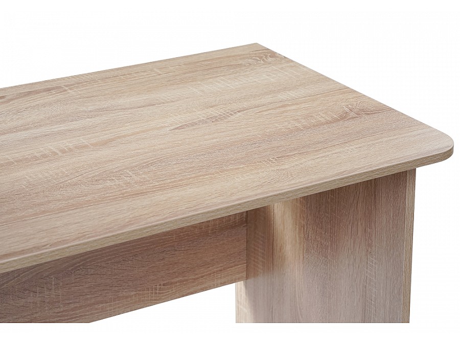 Компьютерный стол КСТ-14Л 140х123,5х182,8 левый дуб сонома / белый