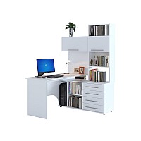 Компьютерный стол КСТ-14П 140х123,5х182,8 белый правый