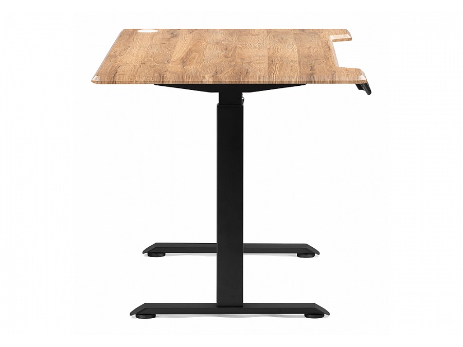 Компьютерный стол Маркос с механизмом подъема 140х80х75 дуб вотан / черный