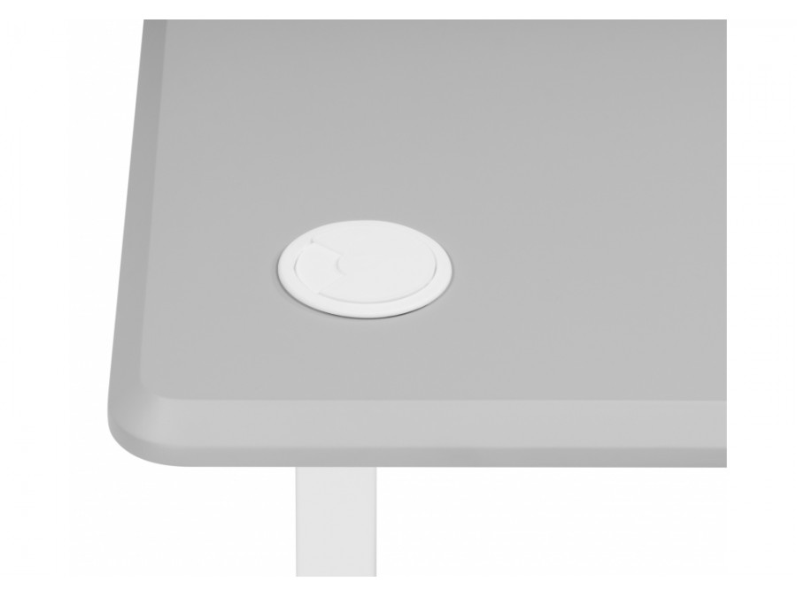 Маркос 140х80 светло-серый / белый