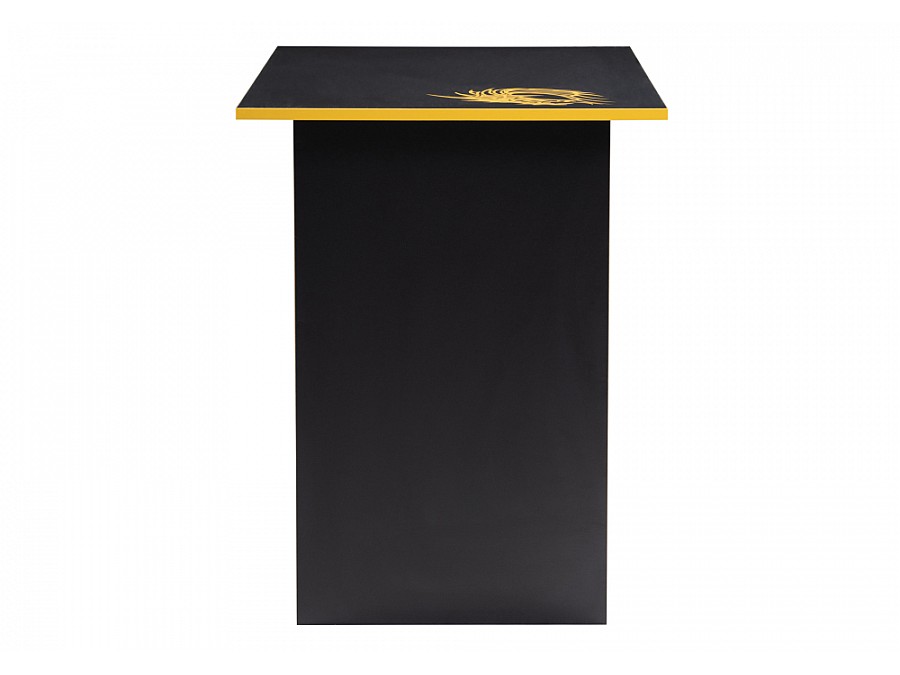 Компьютерный стол Эрмтрауд 110х60х75 черный / желтый