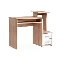 Компьютерный стол Джаз-24 99,6х49,4х86,4 правый дуб сонома