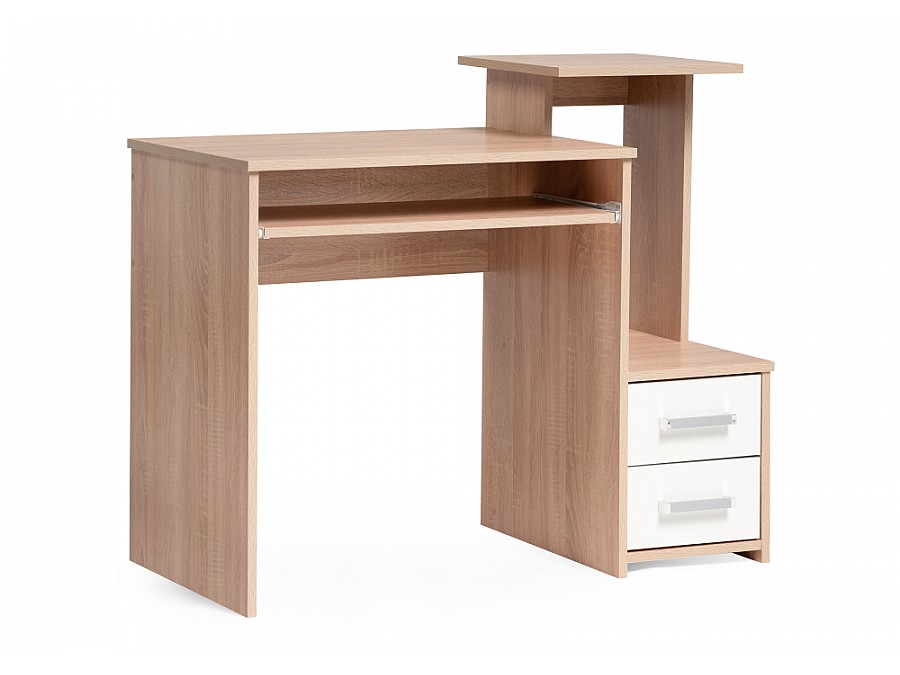 Компьютерный стол Джаз-24 99,6х49,4х86,4 правый дуб сонома