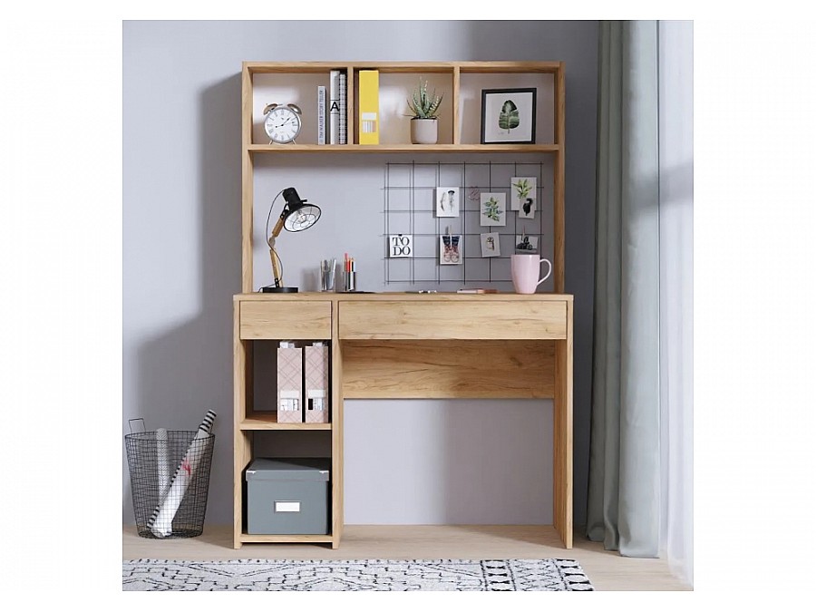 Компьютерный стол Комфорт 12.77 F 100х49,8х147 дуб золотой craft