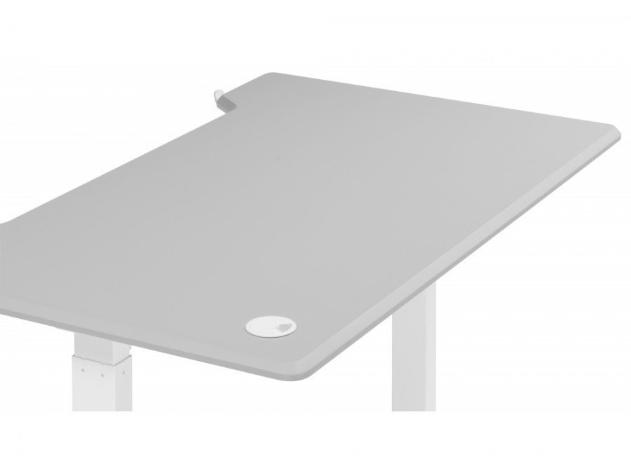 Маркос 140х80 светло-серый / белый