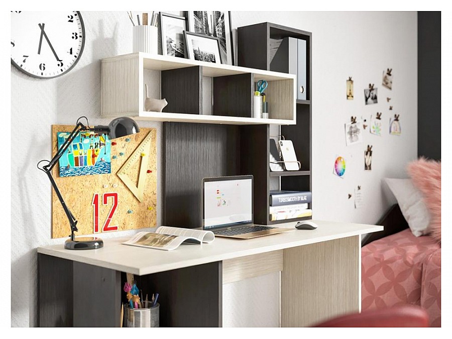 Компьютерный стол Эфес 120х50х55 венге / дуб белфорд