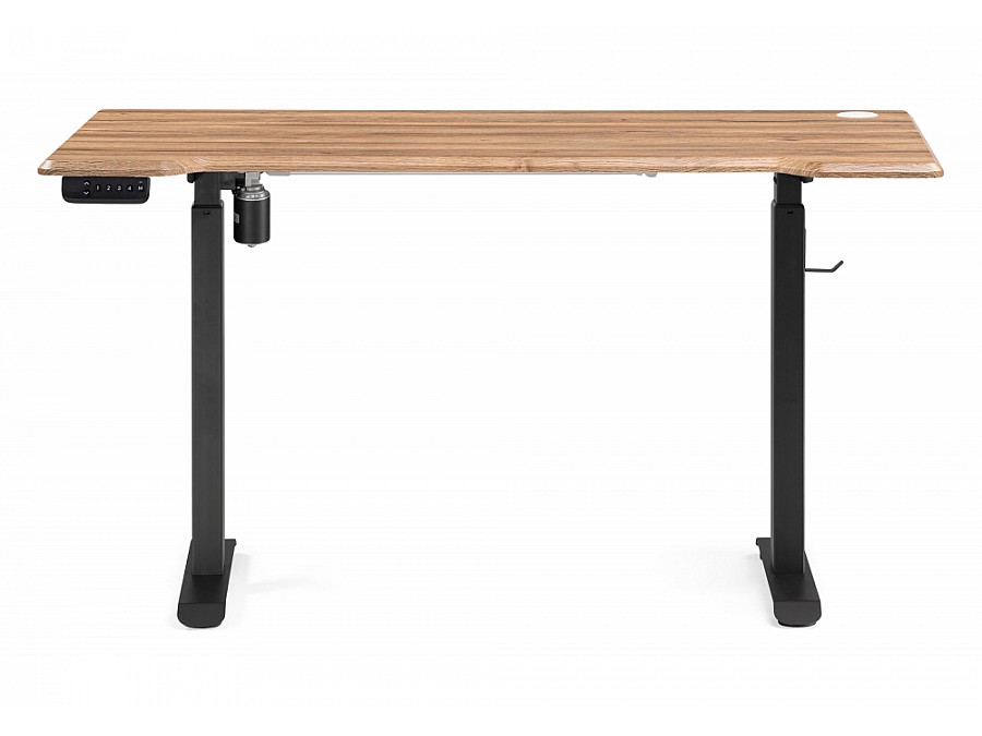 Компьютерный стол Маркос с механизмом подъема 140х80х75 дуб вотан / черный