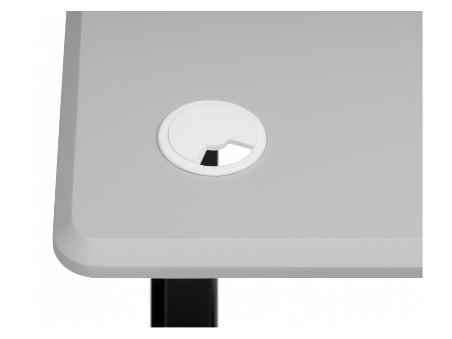 Маркос 140х80 светло-серый / черный