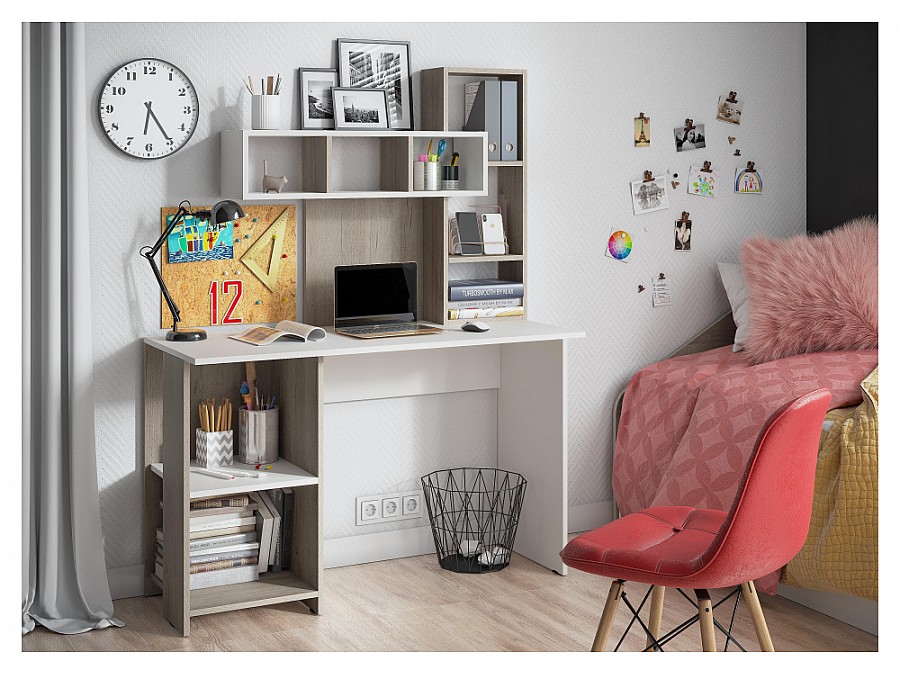 Эфес дуб крафт серый / белый